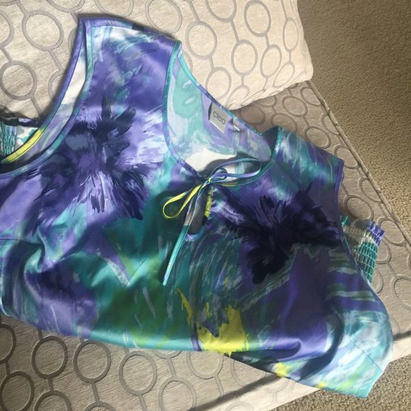 Womens Colour Splash Tank - Picture 2 of 3